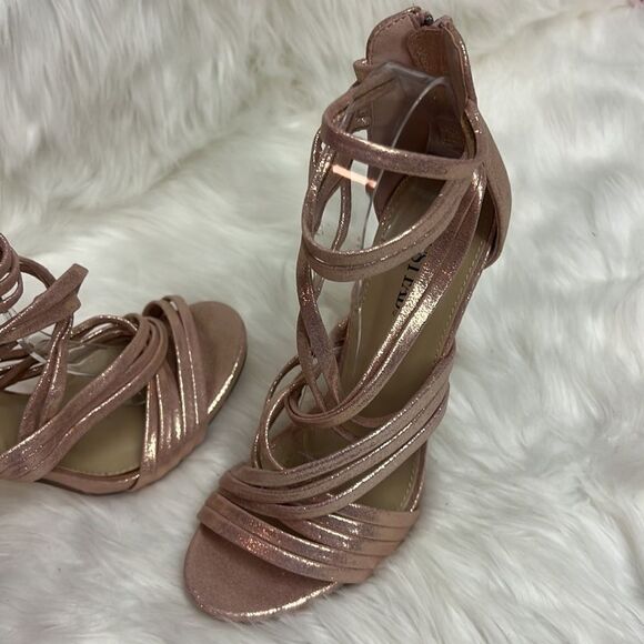 JUSTFAB Party Pleaser Strappy Heeled Sandal
size 7.5 BIN 16 - Picture 7 of 11